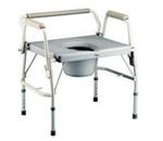 Bariatric Drop-Arm Commode :: Features and Benefits